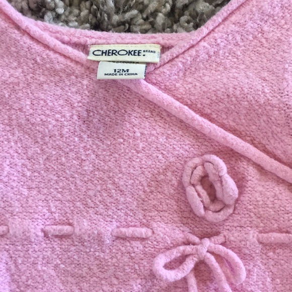 Adorable Baby Girl Pink Sweater - Picture 2 of 2